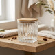 Glass Jar with Wooden Lid & Spoon
